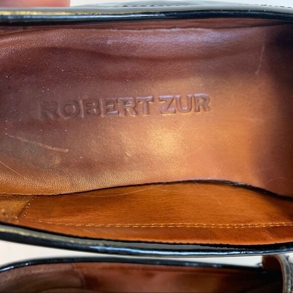 Robert ZUR PETRA BLACK PATENT COMBO Sz 9M - Picture 7 of 8